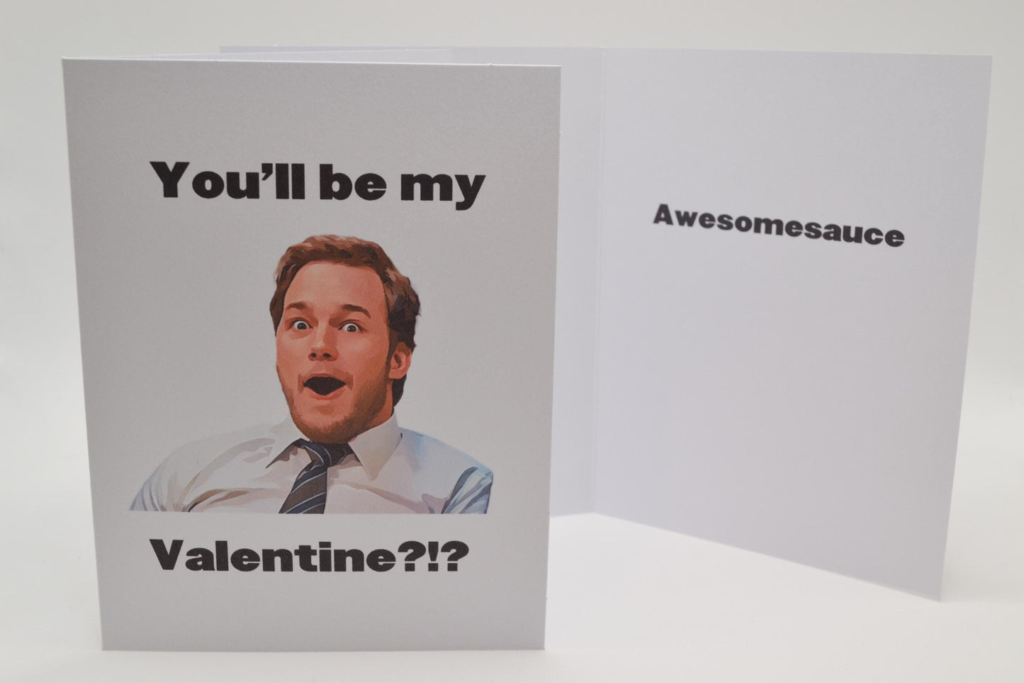 Andy Dwyer Valentine's Day Greeting Card - Leslie Knope - Parks Rec