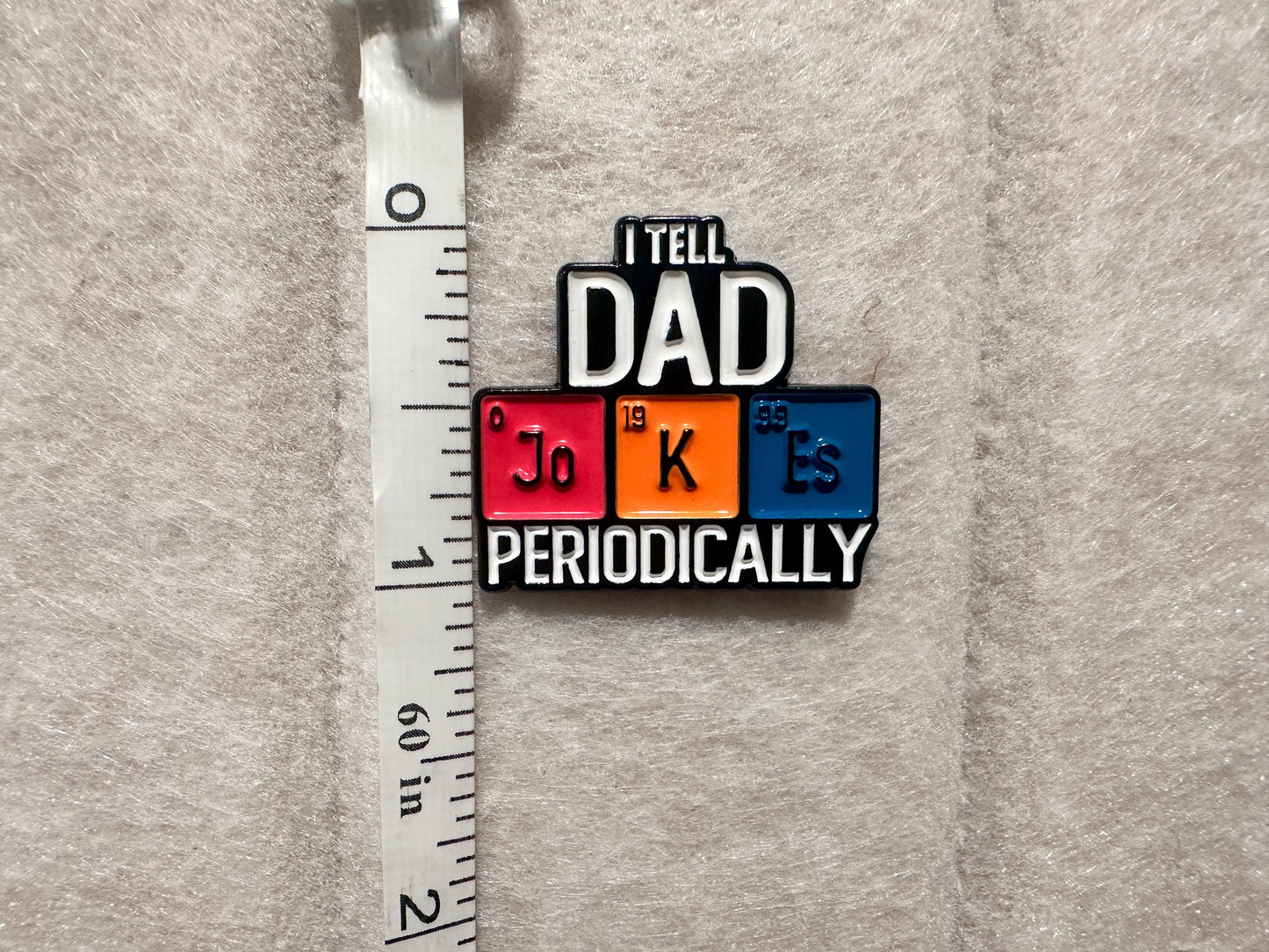 Dad Jokes Enamel Lapel Pin - Father's Day Gift