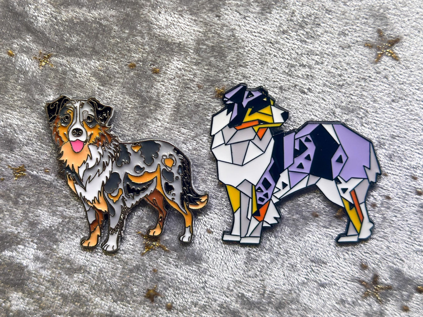 Australian Shepherd Enamel Pin - Aussie Dog Jewelry