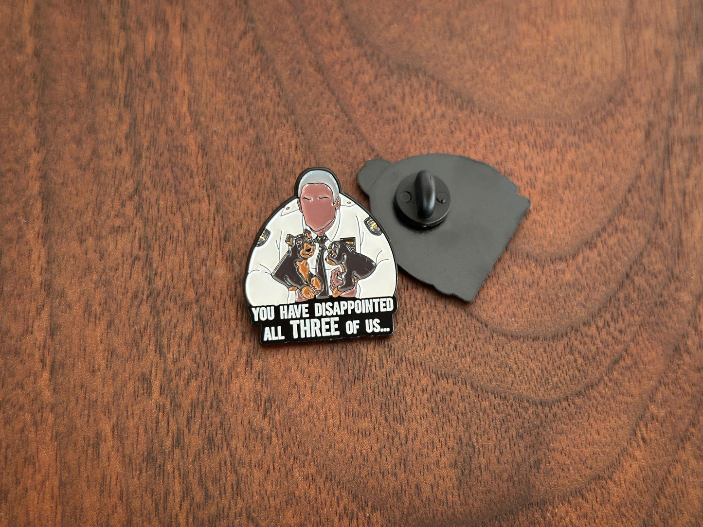 Brooklyn 99 Brooch Pin - Jake Paralta Ray Holt Amy Santiago Rosa Diaz Detective