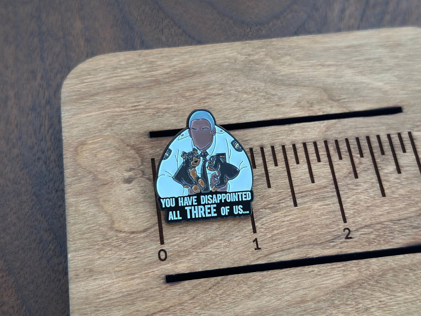 Brooklyn 99 Brooch Pin - Jake Paralta Ray Holt Amy Santiago Rosa Diaz Detective