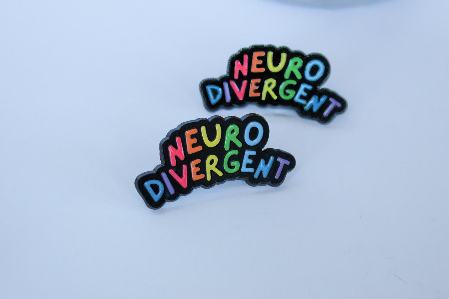 Neurodivergent Enamel Pin - Diversity Awareness