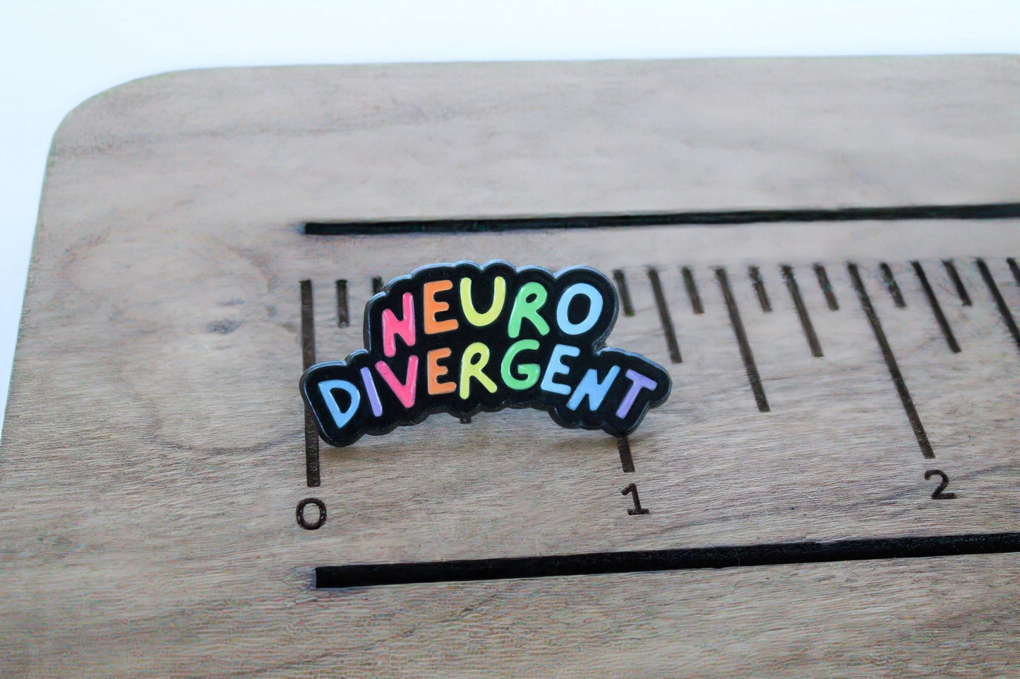 Neurodivergent Enamel Pin - Diversity Awareness