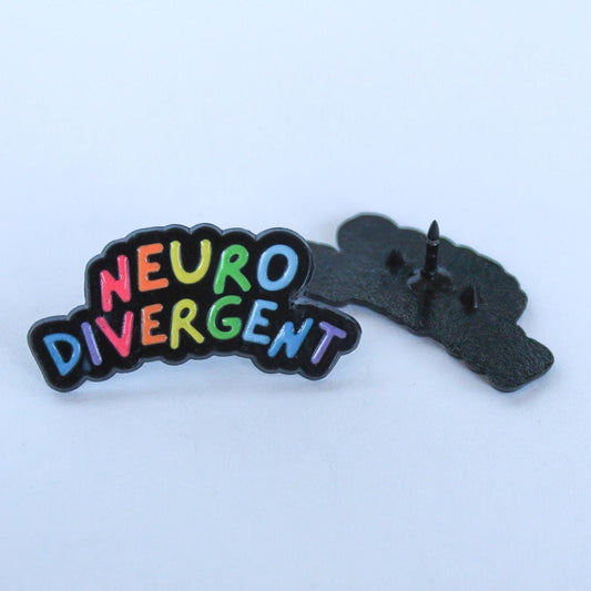Neurodivergent Enamel Pin - Diversity Awareness