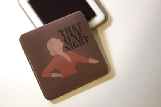 That One Night The Office Refrigerator Magnet 2x2in