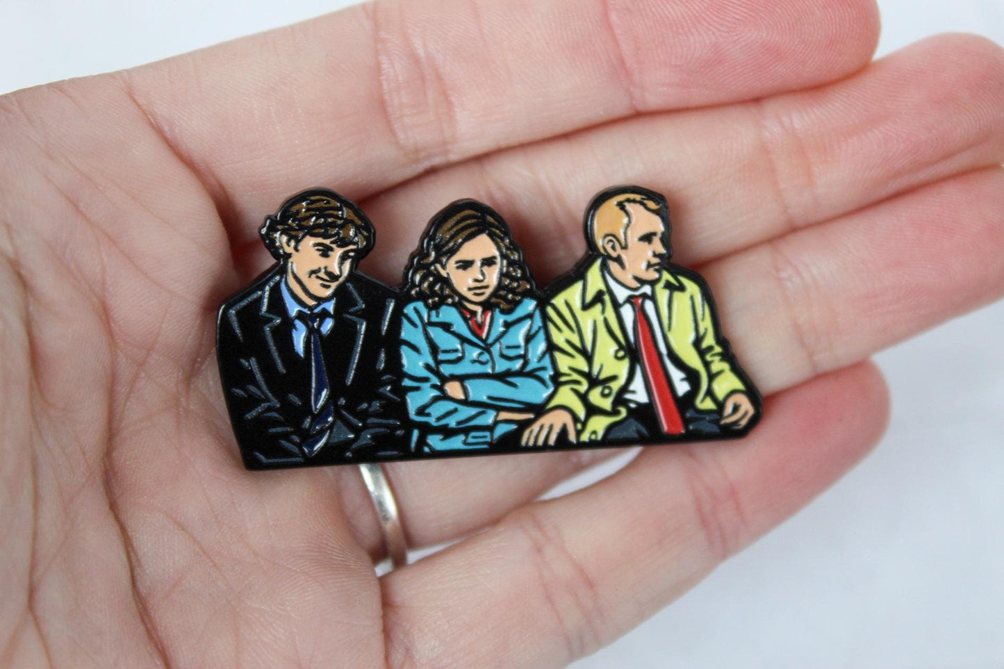 The Office Enamel Pin Toby Pam Jim
