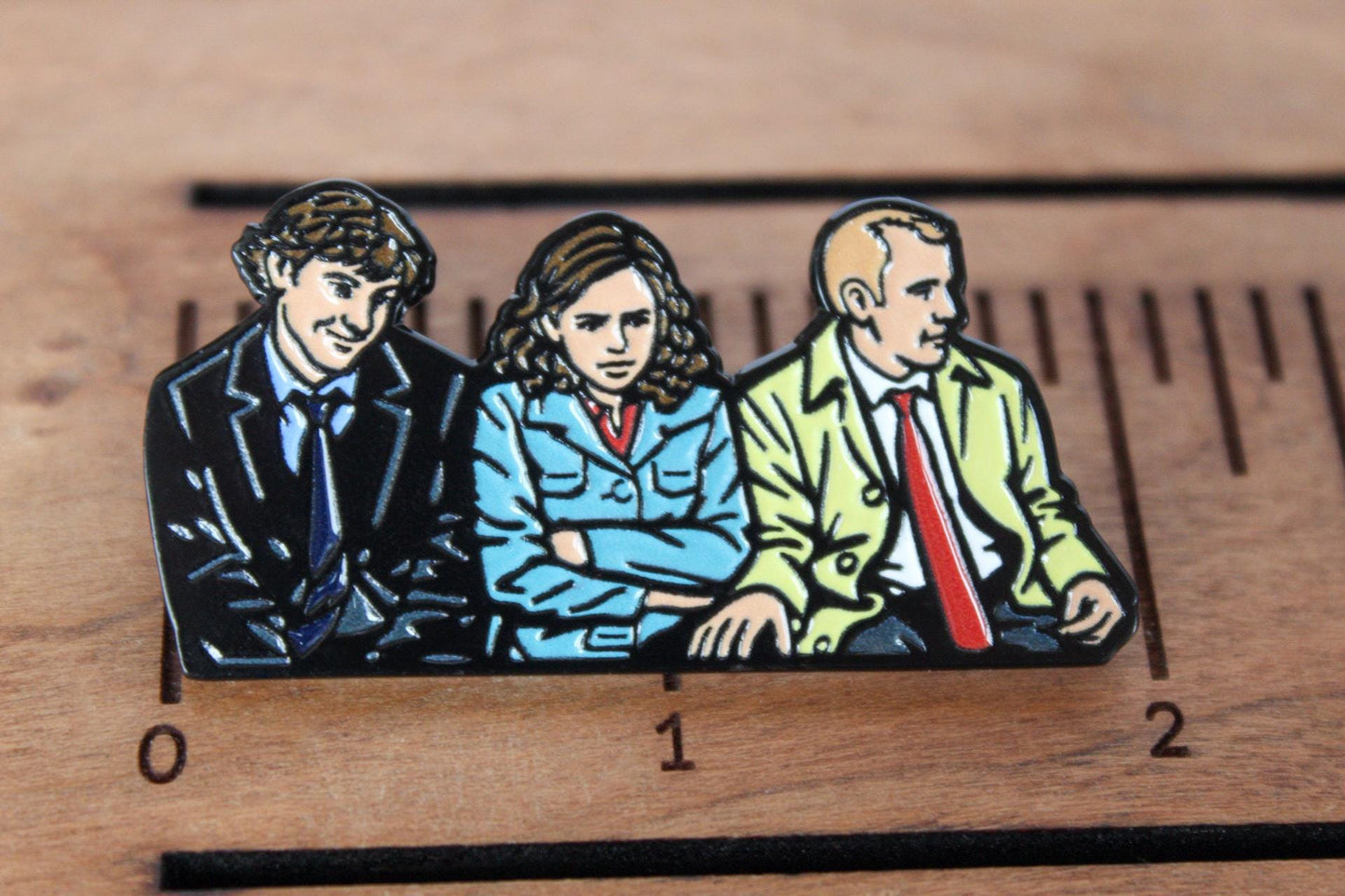 The Office Enamel Pin Toby Pam Jim