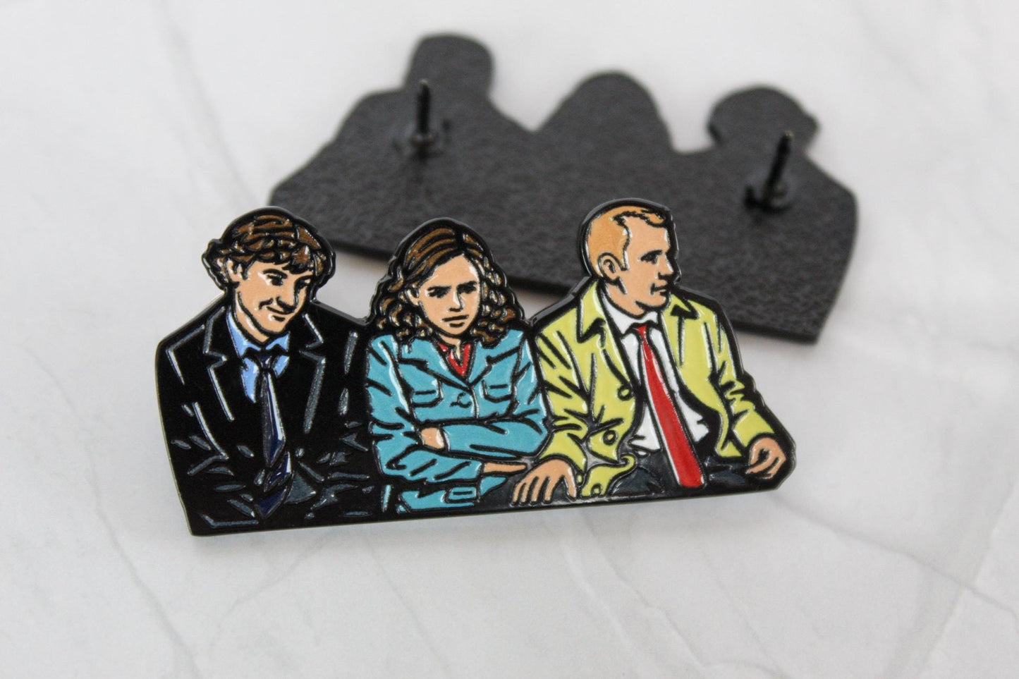 The Office Enamel Pin Toby Pam Jim